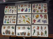 Naklejki z bohaterami kreskówek