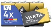 VARTA Baterie Blokowe 9V