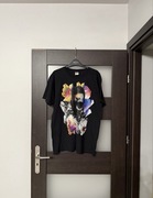 T-shirt męski czarny z nadrukiem nowy rozmiar L