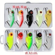 Przynęty twarde -Cykady. 10 szt. 10 gr. 4,5 cm. komplet.