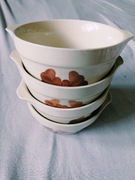 Bulionówki porcelit Mirostowice PRL vintage 