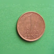 moneta 1 cent holenderski 