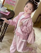 Nowa kolekcja 2026 Lśniący komplet kurtka i spodnie 120