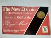 ANGLIA 1983 1 POUND - Pierwszy nowy FUNT - w blistrze