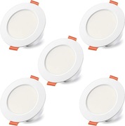 Reflektor oprawa LED podtynkowa 8W 60W 230V 800LM IP44 2700K ciepła 5x 515