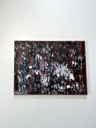 Obraz FEAR handmade płótno alternative vintage