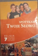 Religia 7 Spotykam twoje słowo podręcznik +ćw.