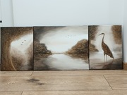 Obrazy akrylowe tryptyk 