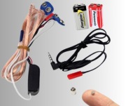 Bezprzewodowa Mikro Słuchawka Egzamin + Pętla Indukcyjna GSM (jack 3,5mm)