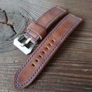 Pasek do zegarka 22 mm handmade skóra naturalna 