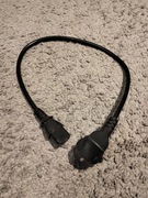 Kabel zasilający C13 1 metr czarny