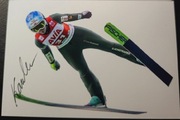 Nicole Konderla autograf skoki narciarskie 