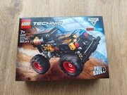 LEGO Technic 42219 – Monster Jam Grave Digger Ogień i Lód