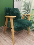 Fotel Chierowski 366 PRL zielony 