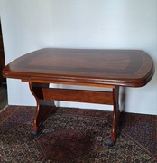 Ławo- stół w stylu antycznym, inkrustowany, rozsuwany