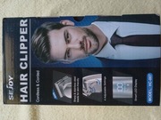 Maszynka do włosów SEJOY HC-007 nowa, komplet, 4 nasadki 3-12mm 