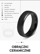 Obrączka ceramiczna do płatności NFC