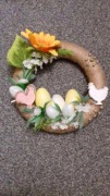 dekoracja/stroik wiosenny, wielkanocny hand made 7