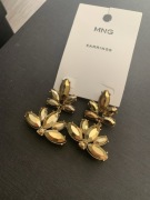 Kolczyki H&M Indie złote