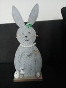 Filcowy wysoki królik wielkanocny  35 cm.