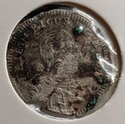 Moneta srebrna Fryderyk III 1 Kreuzer krajcar 1747 Brandenburgia