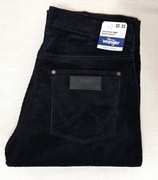 Spodnie Wrangler Frontier Dark Navy Sztruksy Sztruksowe W32 L32 32/32
