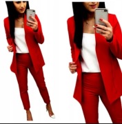 Komplet czerwony plus size xxl 