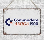 Obraz na blaszce metalowej, retro, Amiga Commodore 1200, 20 x 30 cm