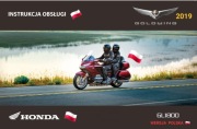 HONDA GL 1800 GOLD WING GOLDWING 2019r INSTRUKCJA OBSLUGI j.POLSKI 
