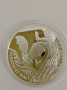 20 złotych Nietoperz srebrna podkowiec mały 