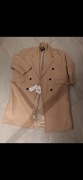 Plaszcz damski bezowy ZARA XL nowy