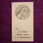 Obrazek Bł. Anny od św. Bartłomieja. 