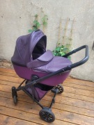 Wózek 2w1 e type anex kolor śliwkowy do negocjacji