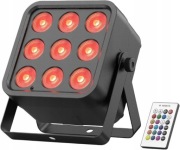 Reflektor LED Par Light RGBWA+UV 6w1 – bezprzewodowy, akumulatorowy