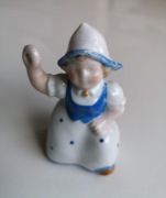 figurka porcelanowa antyk Holenderska dziewczynka  Dutch Girl Egg Timer