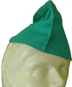 Furażerka elano-bawełniana zielona z regulacją obwodu 9szt 