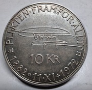 srebrna moneta Szwecja 10 Koron 1972 srebro 830