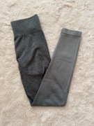 Gym glamour legginsy khaki ombre bezszwowe XS