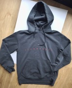 Jack & Jones czarna bluza z haftem kaptur hoodie basic 