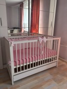 Łóżeczko KLUPŚ Timi + materac