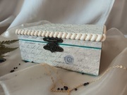 Skrzyneczka na biżuterię, zegarki, prezent na walentynki, urodziny, ażurowa