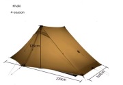 Namiot 2 osobowy Lanshan 2 PRO.   Khaki  Rozmiar: 270*120*125 cm 