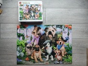 Puzzle 1000 King fashion dogs psy