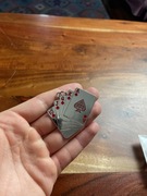 Brelok Karty AS, poker, gry karciane, zabawa, na Prezent