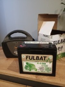 Mało używany akumulator 12v 28Ah 300A, prostownik