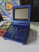 Game Boy Advance SP (AGS-001) + 4 gry + Ładowarka
