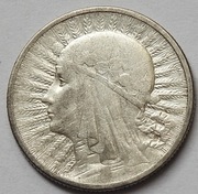 2 złote Głowa Kobiety Polonia 1933 ładna