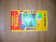 Polska, mapa samochodowa 1:715 000