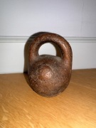 Odważnik stary antyk Kettlebell 1182 g. Warszawa