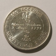 Polska 10 000 złotych, 1991 Konstytucja 3 Maja (1791-1991)